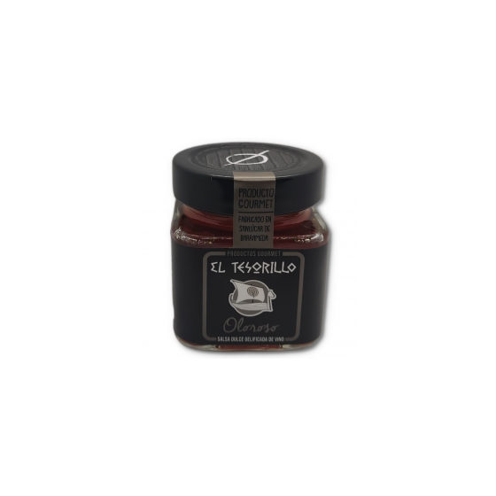 SALSA DULCE GELIFICADA DE VINO OLOROSO 150gr EL TESORILLO
