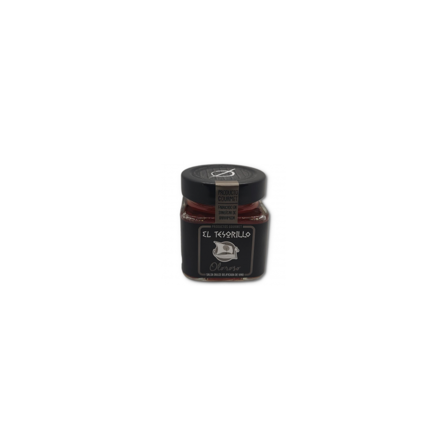 SALSA DULCE GELIFICADA DE VINO OLOROSO 150gr EL TESORILLO