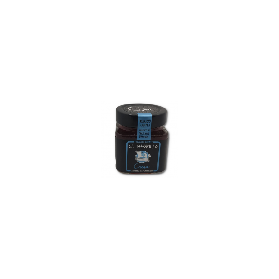 SALSA DULCE GELIFICADA DE VINO CREAM 150gr EL TESORILLO
