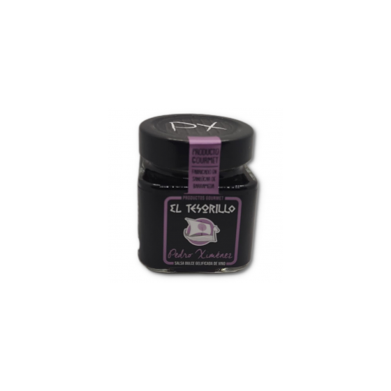 SALSA DULCE GELIFICADA DE VINO PEDRO XIMENEZ 150gr EL TESORILLO