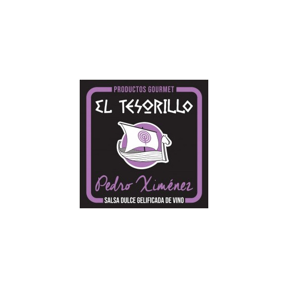 SALSA DULCE GELIFICADA DE VINO PEDRO XIMENEZ 150gr EL TESORILLO