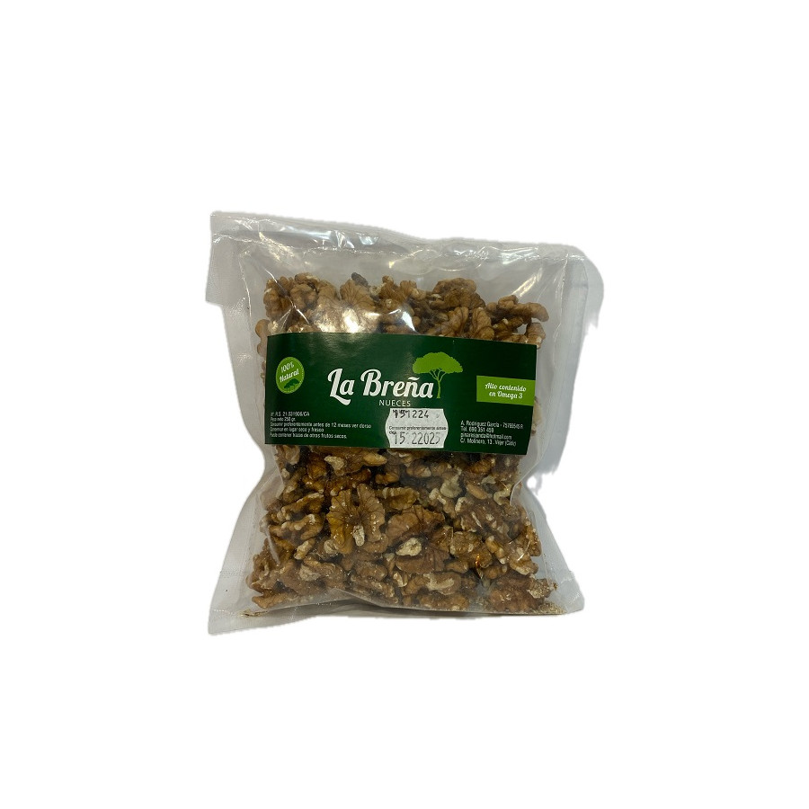 NUECES LA BREÑA 250 G – FRUTOS SECOS ARTESANALES DE LA SIERRA DE CÁDIZ