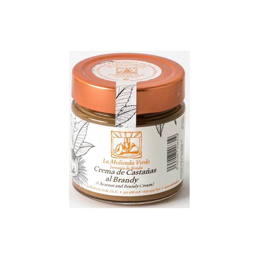 CREMA DE CASTAÑAS AL BRANDY 275gr LA MOLIENDA VERDE SERRANIA DE RONDA