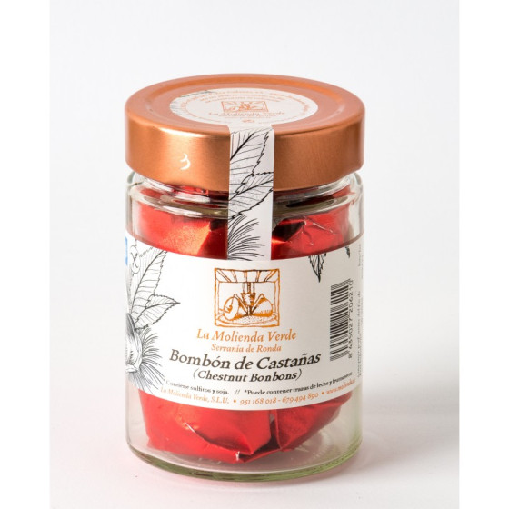 BOMBÓN DE CASTAÑAS 160 gr. LA MOLIENDA VERDE SERRANIA DE RONDA