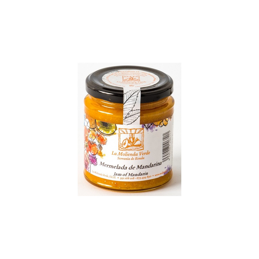 MERMELADA DE MANDARINA 275 Gr. LA MOLIENDA VERDE SERRANIA DE RONDA