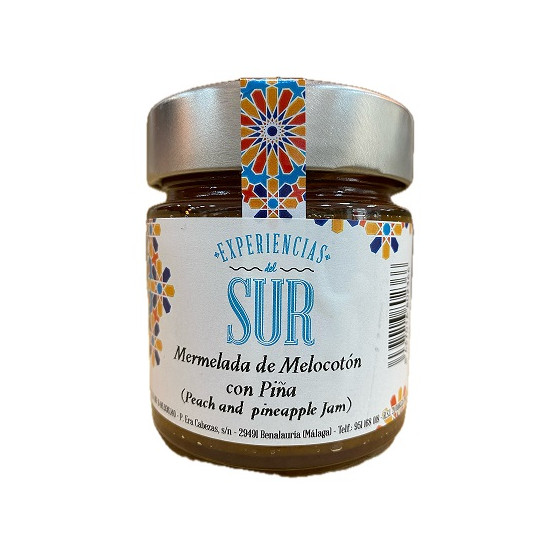 MERMELADA DE MELOCOTÓN CON PIÑA 275 Gr. EXPERIENCIAS DEL SUR 