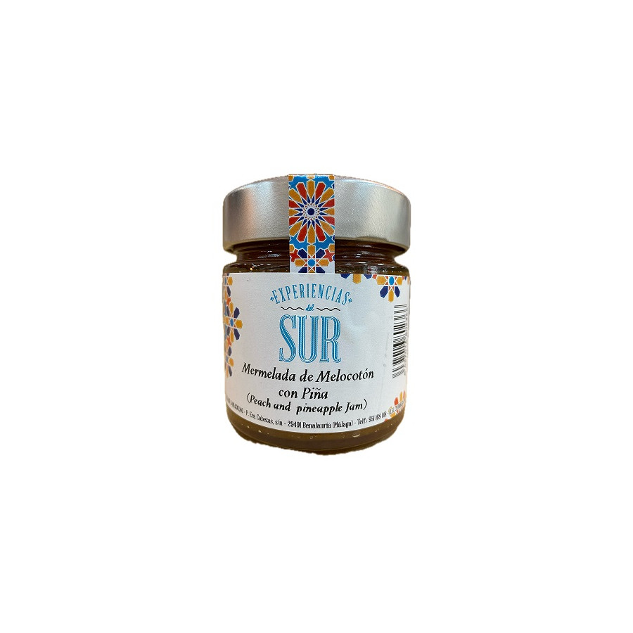 MERMELADA DE MELOCOTÓN CON PIÑA 275 Gr. EXPERIENCIAS DEL SUR 