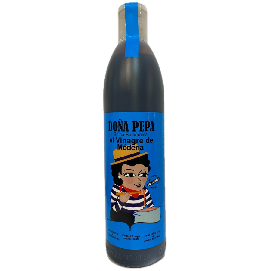 SALSA BALSÁMICA AL VINAGRE DE MÓDENA DOÑA PEPA 600 GR – AIRES DE CÁDIZ