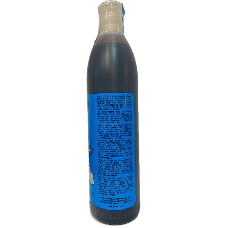 SALSA BALSÁMICA AL VINAGRE DE MÓDENA DOÑA PEPA 600 GR – AIRES DE CÁDIZ