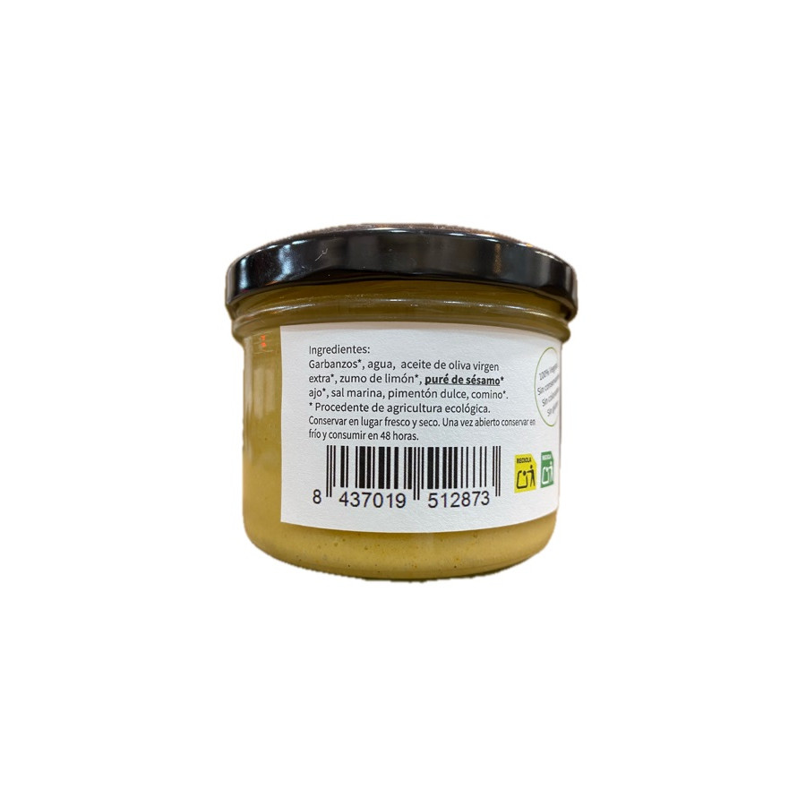 HUMMUS ECOLÓGICO 200g CONTIGO CONSERVAS ARTESANALES