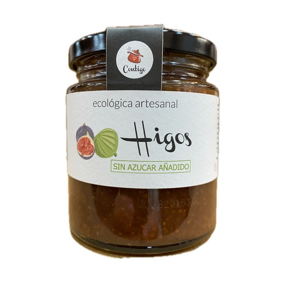 MERMELADA DE HIGOS SIN AZUCAR AÑADIDO ECOLÓGICOS CONTIGO CONSERVAS ART