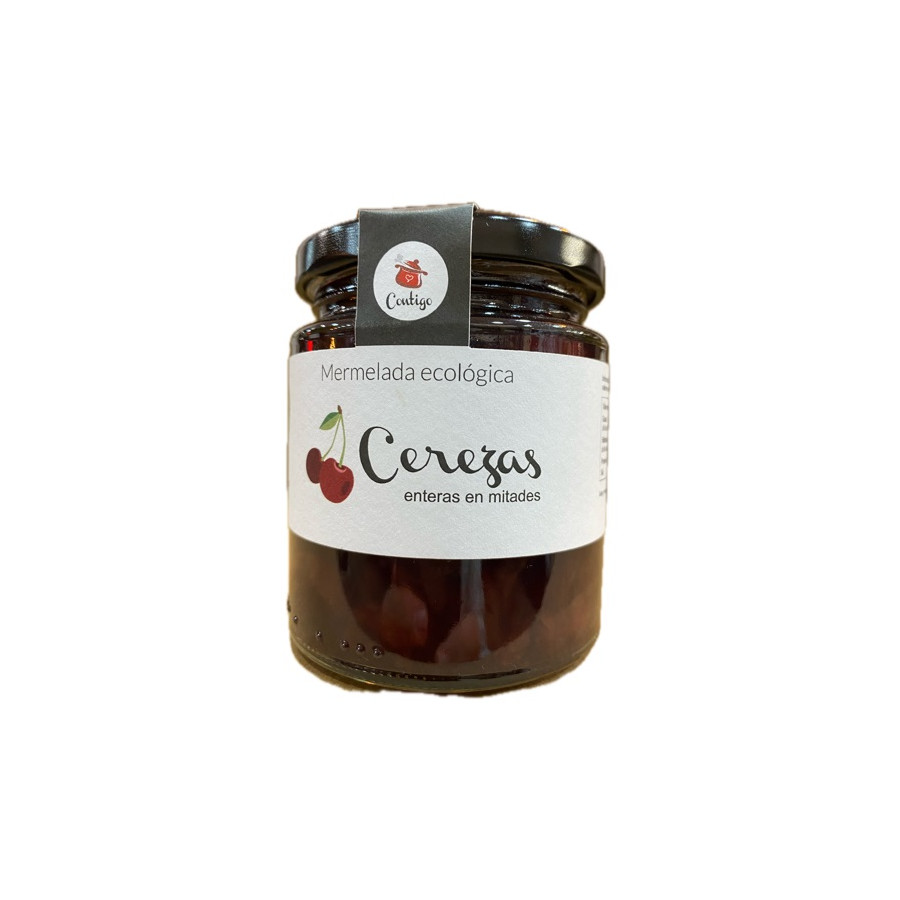 MERMELADA DE CEREZAS ENTERAS EN MITADES 260g CONTIGO CONSERVAS ARTESAN