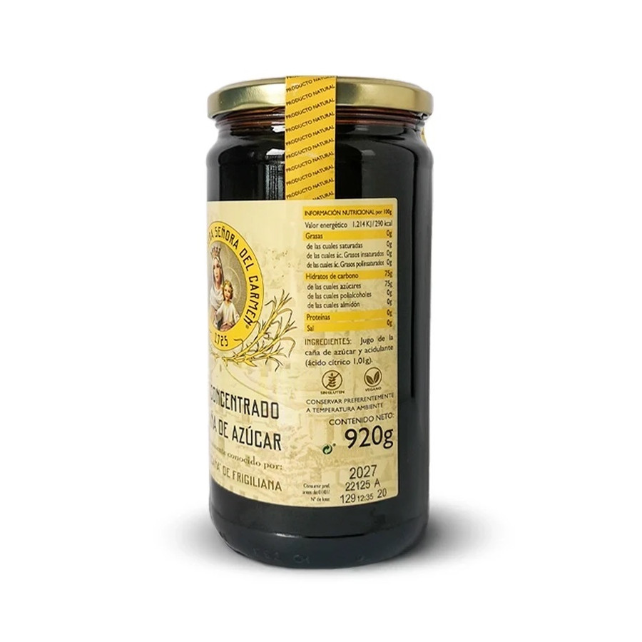 JUGO CONCENTRADO DE CAÑA DE AZÚCAR MIELDECAÑA DE FRIGIILIANA TARRO 920