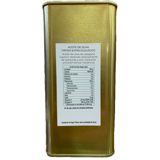 ACEITE DE OLIVA VIRGEN EXTRA LATA 500 ml VARIEDAD PICUAL PRODUCCIÓN EC