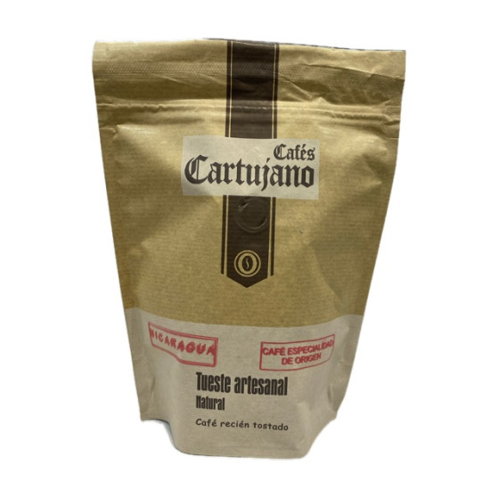 CAFÉ NICARAGUA EN GRANO 250g ESPECIALIDAD CAFÉS CARTUJANOS SAN JÓSE DE