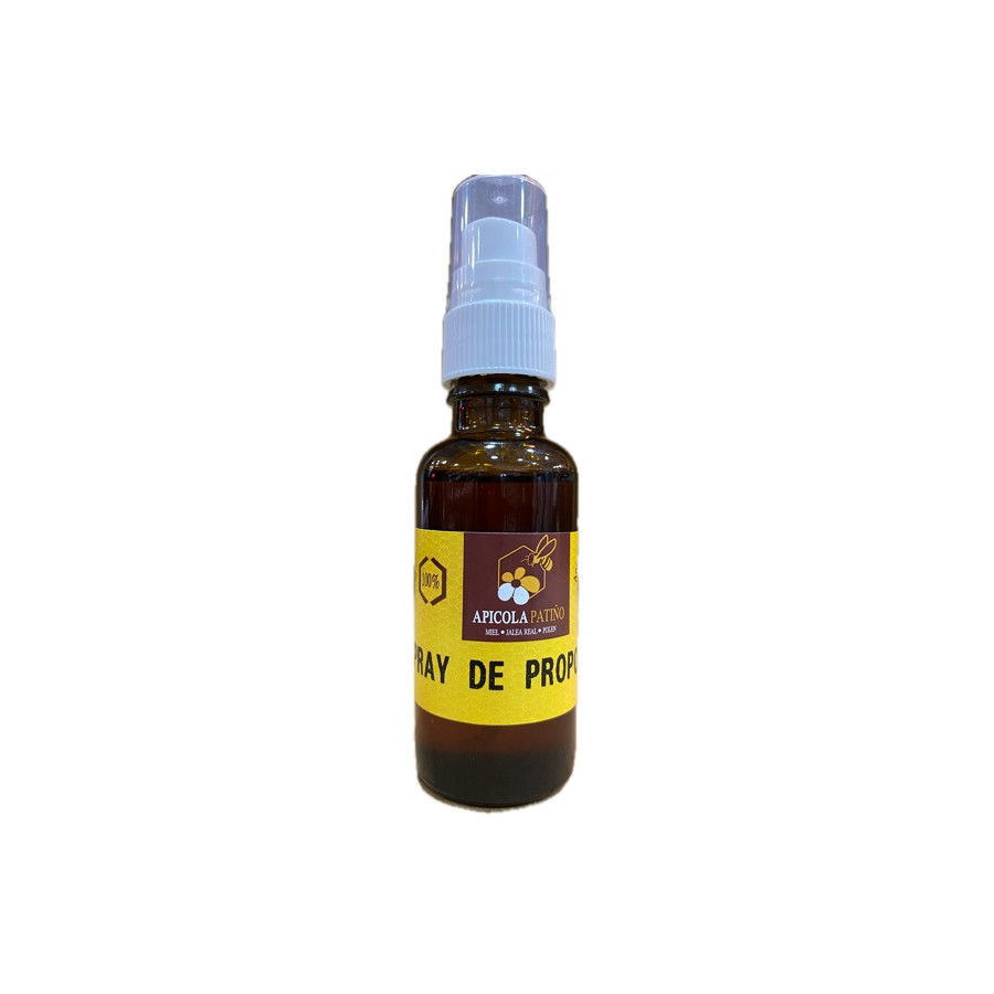 SPRAY DE PROPOLEO 30 ml SIN ALCOHOL. APICOLA PATIÑO CONIL CÁDIZ