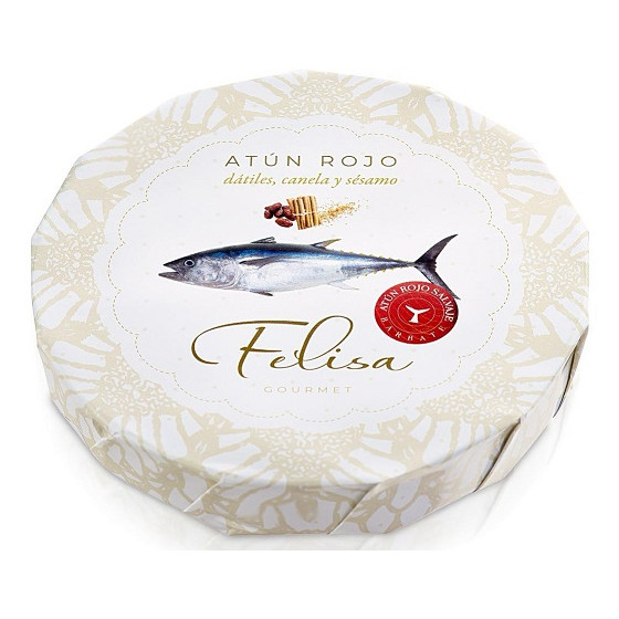 ATÚN ROJO CON DÁTILES, CANELA Y SÉSAMO 265g FELISA GOURMET