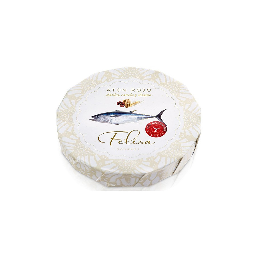 ATÚN ROJO CON DÁTILES, CANELA Y SÉSAMO 265g FELISA GOURMET