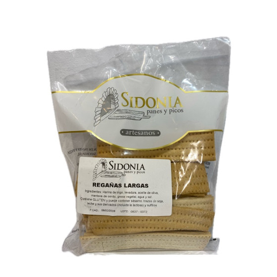 REGAÑÁS LARGAS ARTESANALES SIDONIA 3X12 CM APROX – PAN TRADICIONAL DE 
