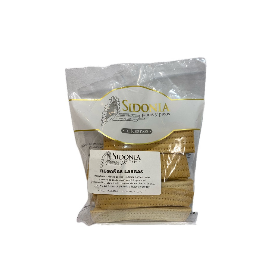 REGAÑÁS LARGAS ARTESANALES SIDONIA 3X12 CM APROX – PAN TRADICIONAL DE 