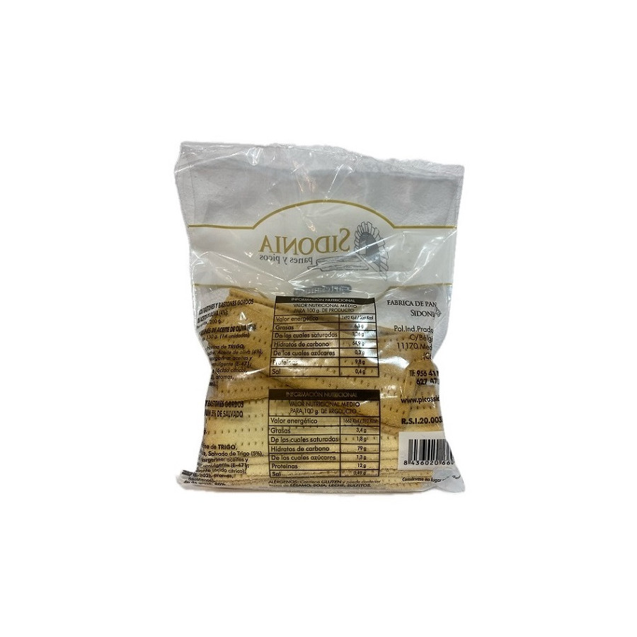 REGAÑÁS LARGAS ARTESANALES SIDONIA 3X12 CM APROX – PAN TRADICIONAL DE 