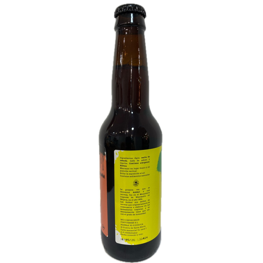 CERVEZA GAMBERRA LA CALETERA 33CL – BELGIAN DUBBEL ARTESANAL CON TOQUE