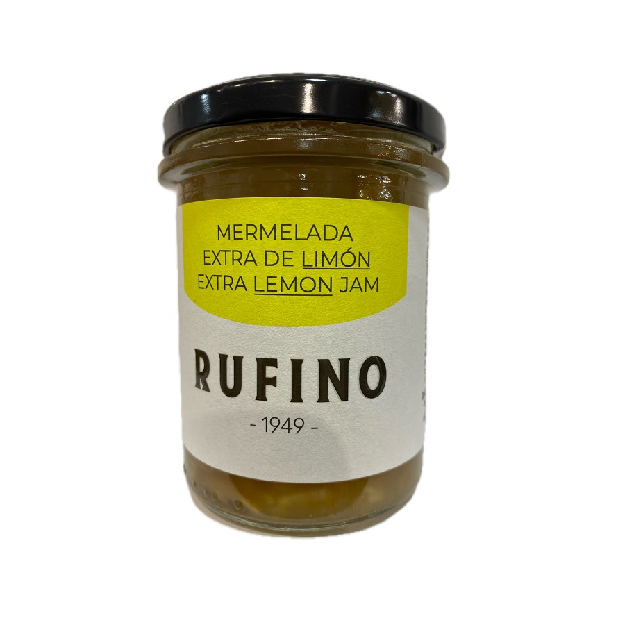 MERMELADA EXTRA DE LIMÓN RUFINO 212 G – ARTESANAL Y NATURAL DE ALPUJAR