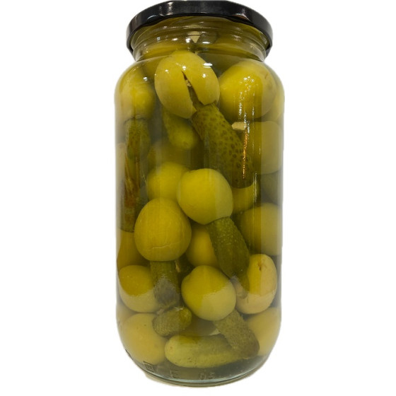 ACEITUNAS RELLENAS DE PEPINILLO SABOR ANCHOA LA ERMITA 1.400 G