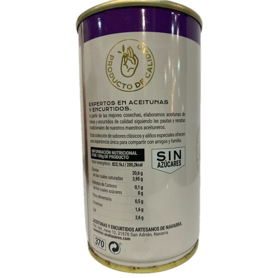 ACEITUNAS VERDES RELLENAS CON ALIÑO TRADICIONAL DE ALMAGRO 350 G – AIR
