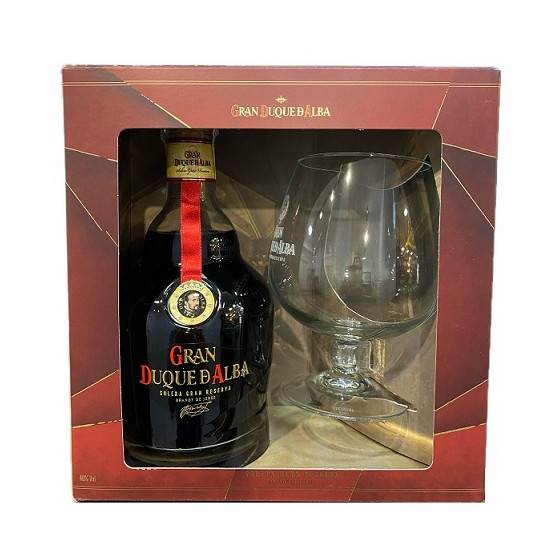 BRANDY PREMIUM DE JEREZ - GRAN DUQUE DE ALBA 70 CL CON COPA SERIGRAFIA