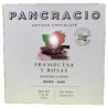 MINI TABLETA CHOCOLATE NEGRO 64% FRAMBUESA Y ROSAS PANCRACIO 40G – GOU