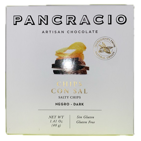 MINI TABLETA CHOCOLATE NEGRO 64% CHIPS CON SAL PANCRACIO 40G – GOURMET