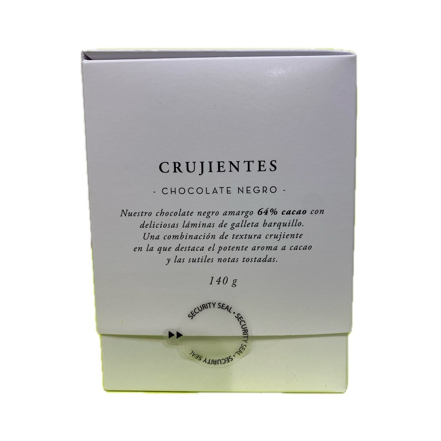 CRUJIENTES CHOCOLATE NEGRO 64% PANCRACIO 140G – GOURMET ARTESANAL ESPA
