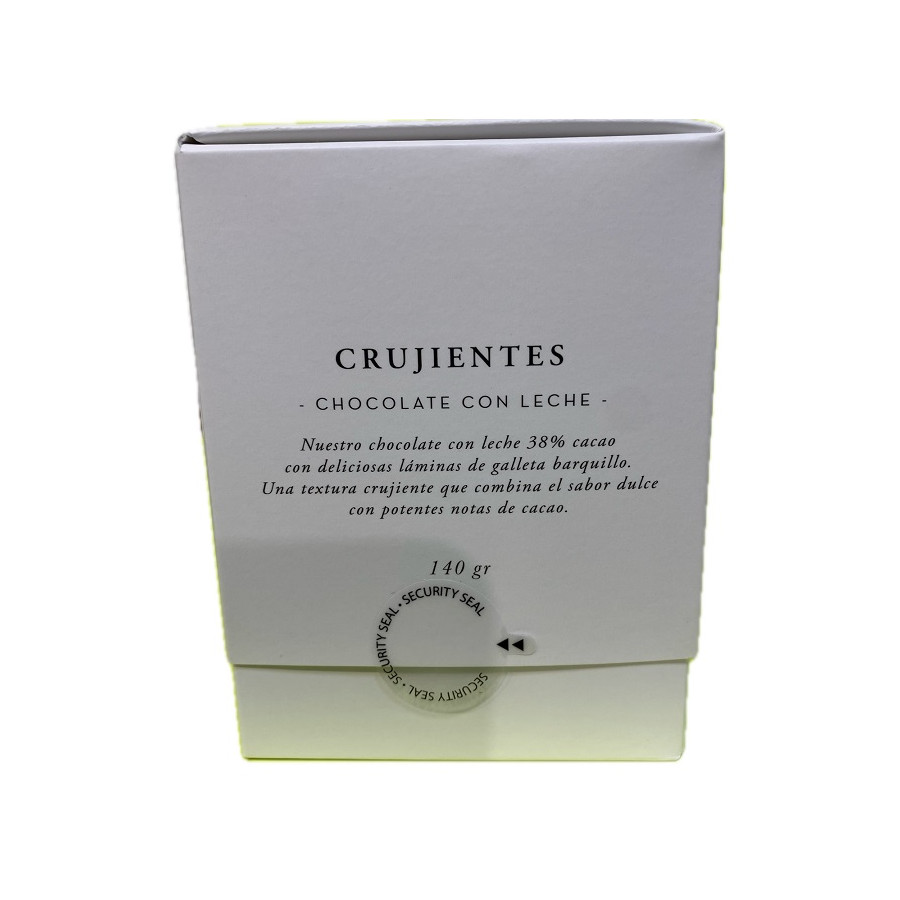 CRUJIENTES CHOCOLATE CON LECHE 38% PANCRACIO 140G – GOURMET ARTESANAL 