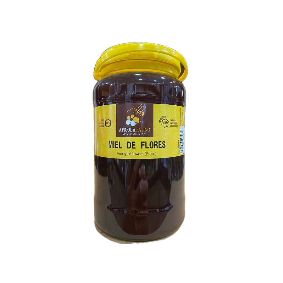 MIEL DE FLORES APÍCOLA PATIÑO 2 KG – MIEL ARTESANAL EN ENVASE PLÁSTICO