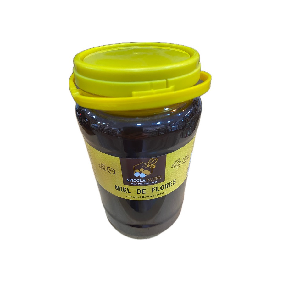 MIEL DE FLORES APÍCOLA PATIÑO 2 KG – MIEL ARTESANAL EN ENVASE PLÁSTICO