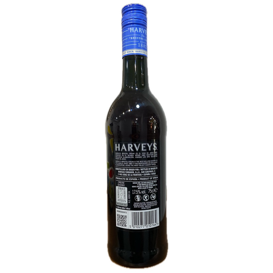 BRISTOL CREAM 75CL – VINO DULCE DE JEREZ CON CARÁCTER ÚNICO Y SUAVIDAD