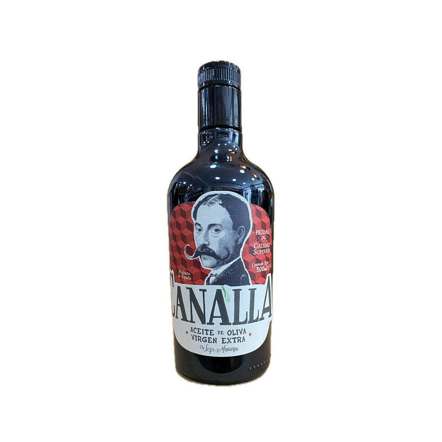 ACEITE DE OLIVA VIRGEN EXTRA CANALLA 500ML PICUAL DE AUTOR DE ÚBEDA FO