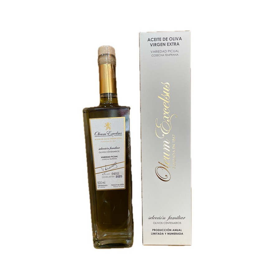 OLEUM EXCELSUS ACEITE DE OLIVA VIRGEN EXTRA PREMIUM 500ML – EXCLUSIVO 