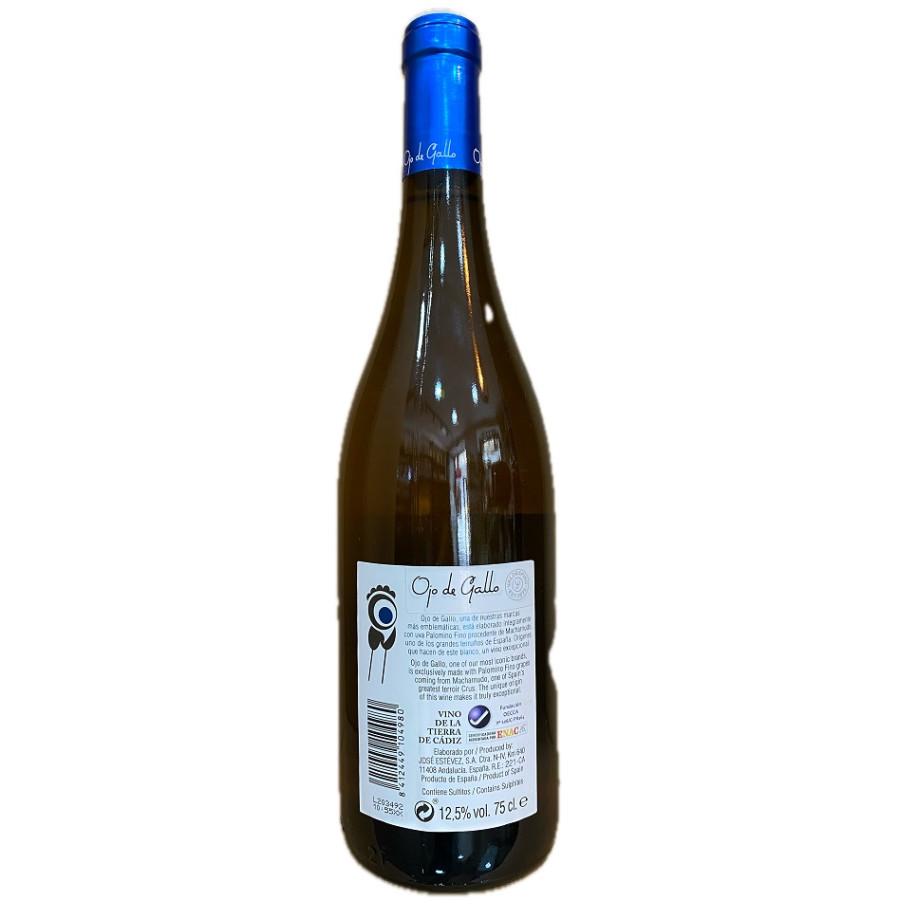 OJO DE GALLO 75 CL BODEGAS JOSÉ ESTÉVEZ BLANCO DE PAGO MACHARNUDO ALTO