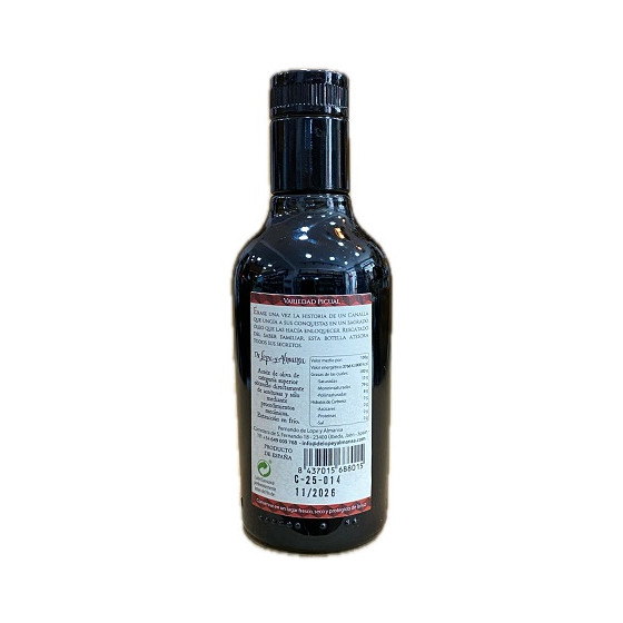 ACEITE DE OLIVA VIRGEN EXTRA CANALLA 250ML PICUAL DE AUTOR DE ÚBEDA