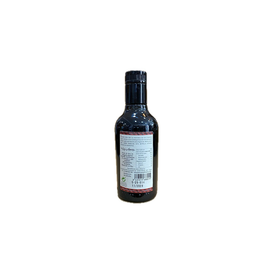 ACEITE DE OLIVA VIRGEN EXTRA CANALLA 250ML PICUAL DE AUTOR DE ÚBEDA