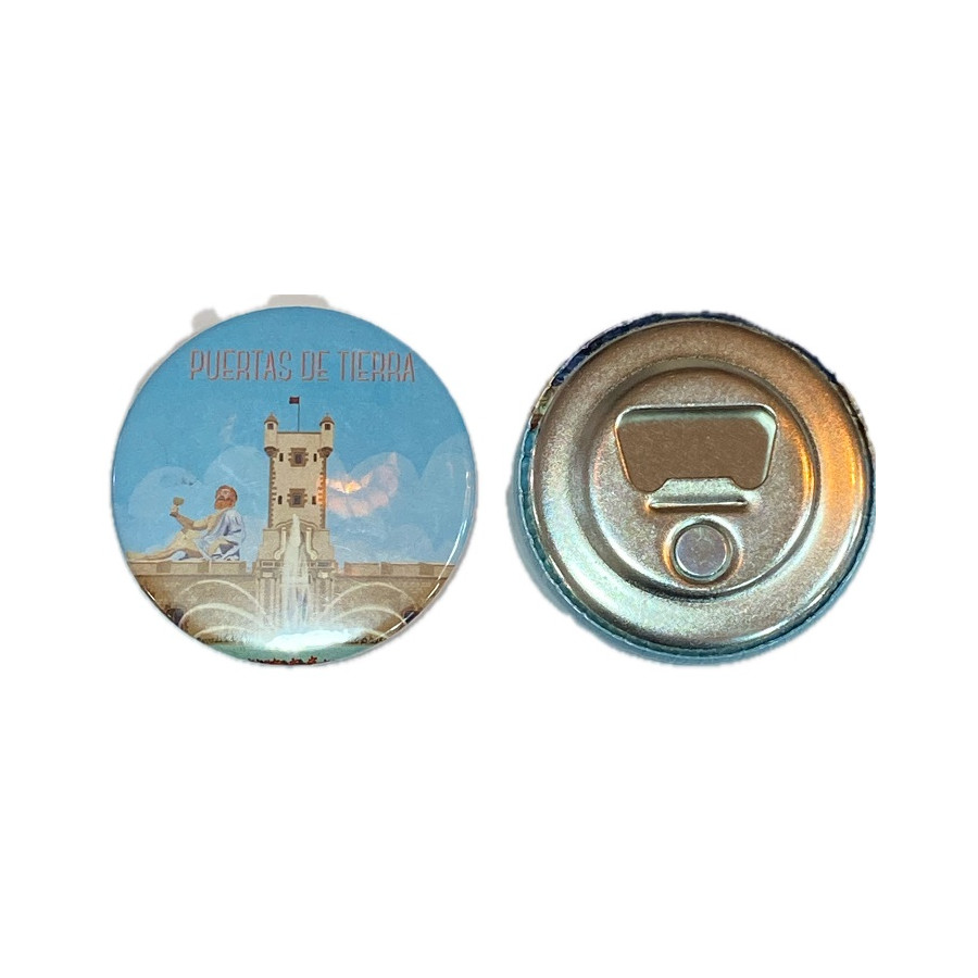 IMÁN REDONDO PUERTAS DE TIERRA 5,8CM – METAL ABRIDOR