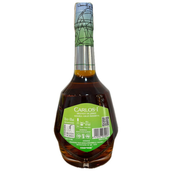 BRANDY CARLOS I GRAN RESERVA 70 cl. BRANDY DE JEREZ OSBORNE ENVEJECIDO