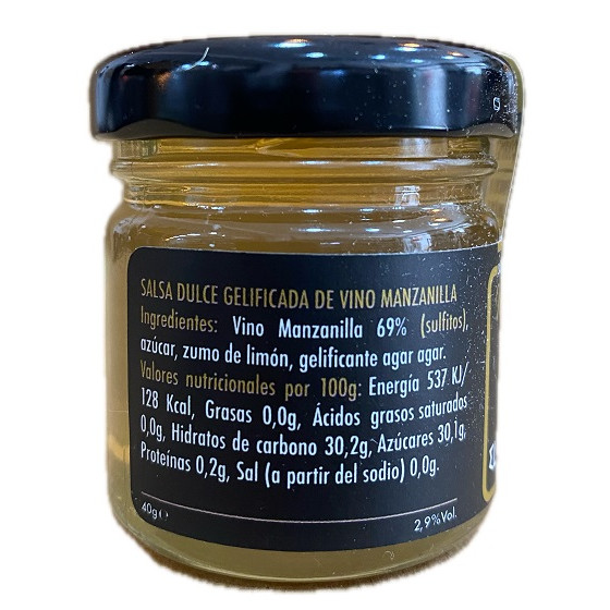 SALSA DULCE DE VINO MANZANILLA EL TESORILLO 40 G – AUTENTICIDAD GOURME