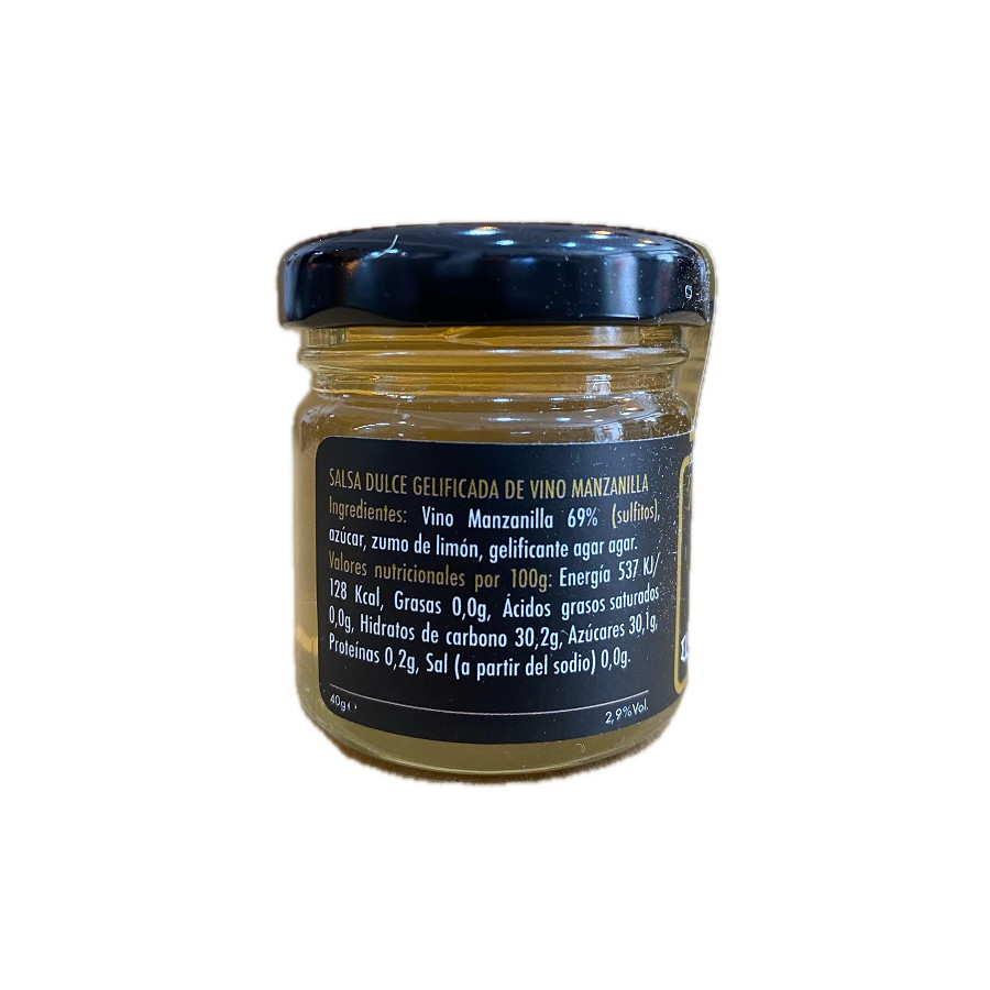 SALSA DULCE DE VINO MANZANILLA EL TESORILLO 40 G – AUTENTICIDAD GOURME