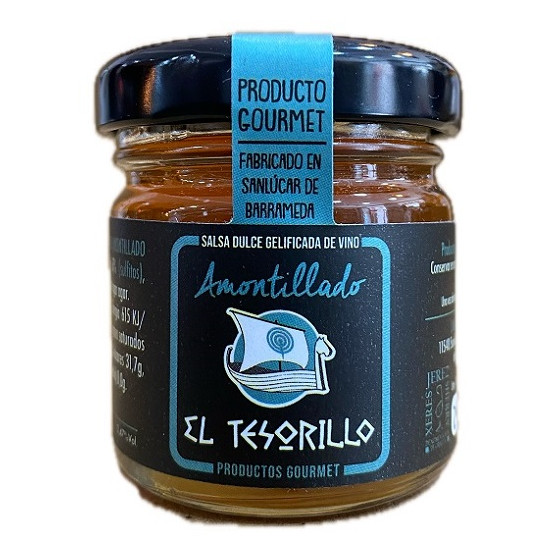 SALSA DULCE DE VINO AMONTILLADO EL TESORILLO 40 G – GOURMET DE SANLÚCA