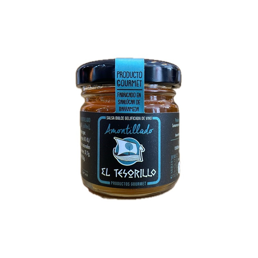 SALSA DULCE DE VINO AMONTILLADO EL TESORILLO 40 G – GOURMET DE SANLÚCA
