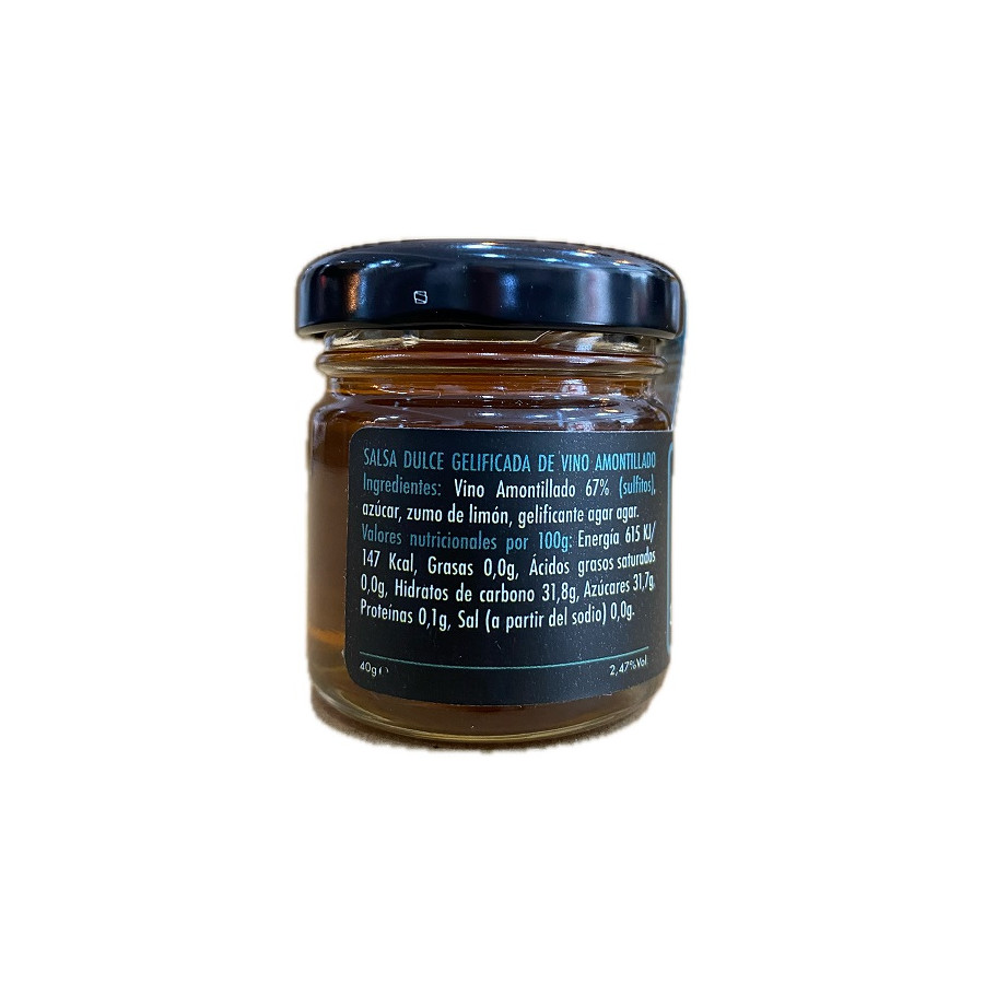 SALSA DULCE DE VINO AMONTILLADO EL TESORILLO 40 G – GOURMET DE SANLÚCA