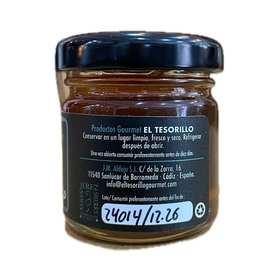 SALSA DULCE DE VINO AMONTILLADO EL TESORILLO 40 G – GOURMET DE SANLÚCA